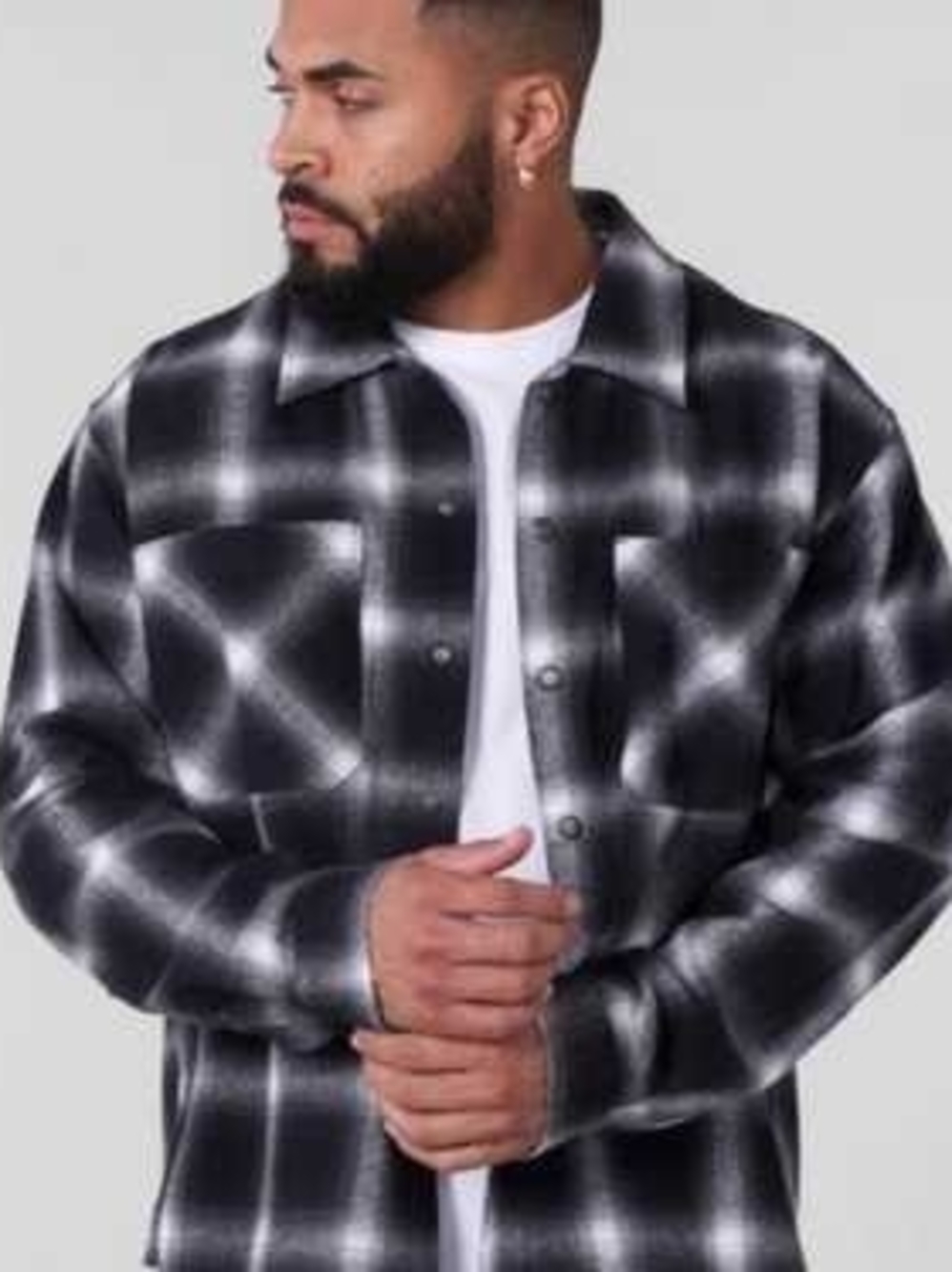 YoungLA Men's Black and Grey ShirT